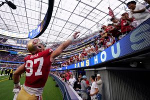 49ers-Rams pregame: Bosa, Ward, Hufanga suit up for full-strength defense