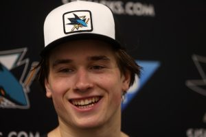 What is Macklin Celebrini’s rating in EA Sports’ NHL 25? What about other Sharks players?