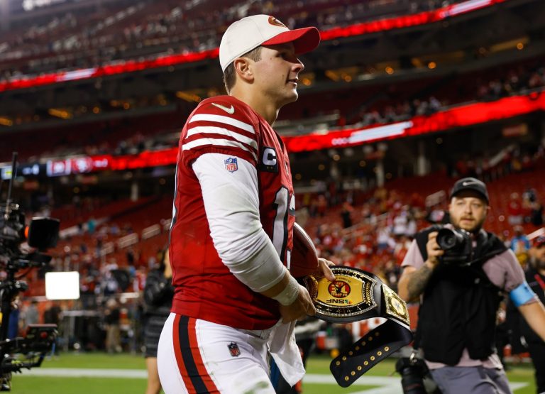 Status of 49ers’ Brock Purdy grows grim ahead of Packers trip