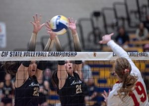 CIF state volleyball: Mitty falls short in Open final. San Ramon Valley wins D-II crown.