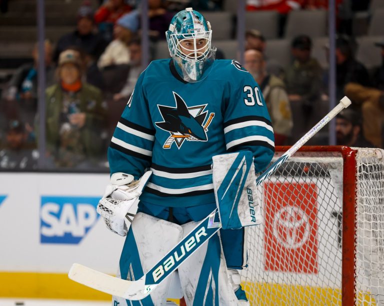 Sharks’ top goalie prospect left solid impression during NHL stint