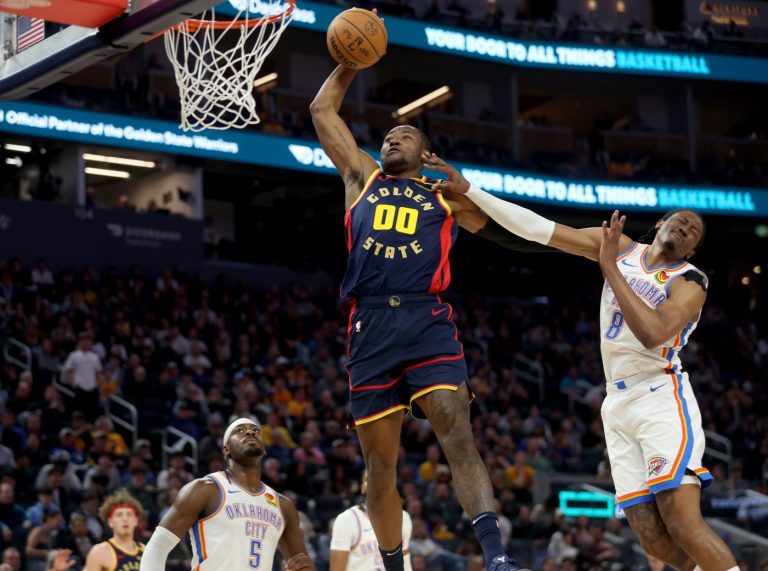 ‘He went for broke’: Warriors’ loss to Thunder serves as reminder of Jonathan Kuminga’s value