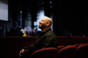 Kevin Kopjak stands at the PR epicenter for Bay Area theater