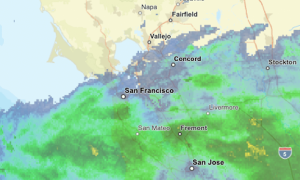 Map: See where it’s raining in the Bay Area