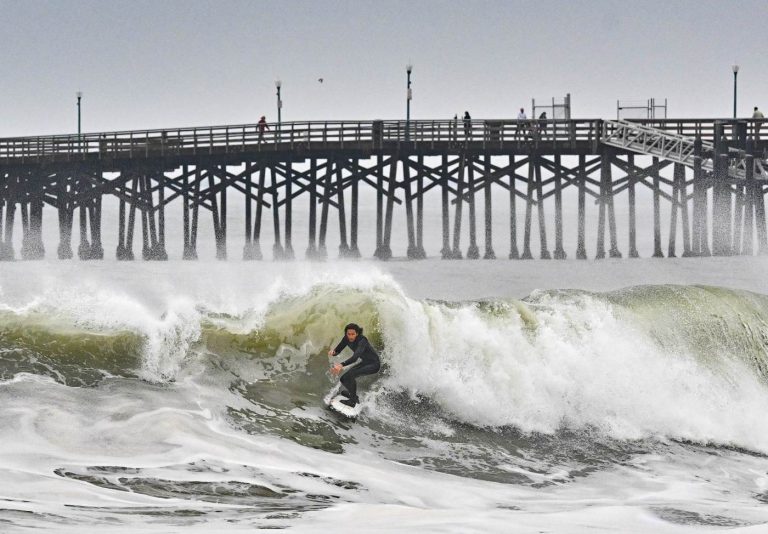 Big waves slam Southern California beaches, more massive surf on the way