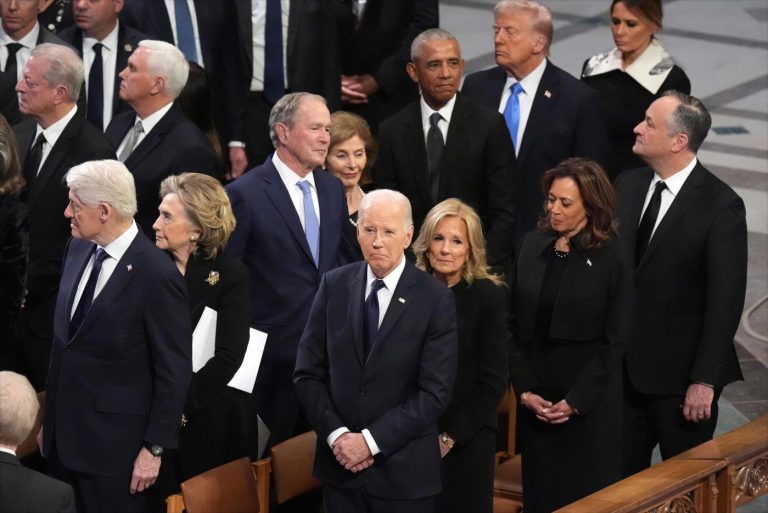 From Carter’s funeral, an American snapshot: A singular image, 5 presidents, 379 years of history