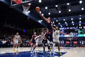 Saint Mary’s men remain unbeaten in WCC by routing USF 71-51