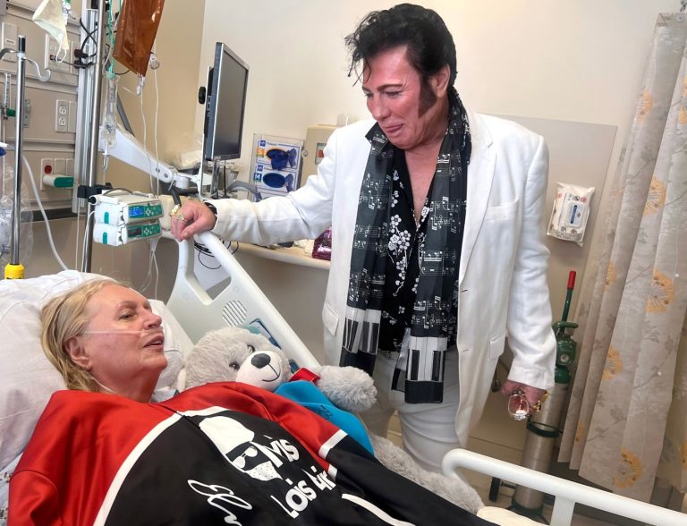 Lifelong East Bay Elvis fan battling cancer gets surprise visit from ‘The King’