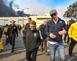 Walters: As L.A. fires rage, Trump targets Newsom in fact-free blame game