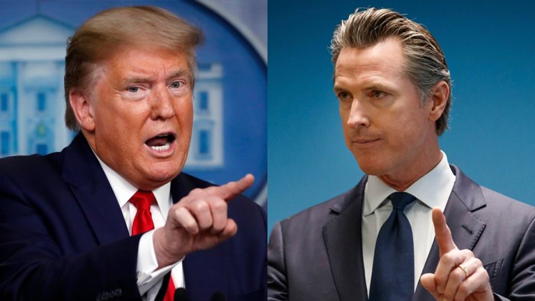 Trump blames Newsom for Southern California wildfires, governor’s office pushes back on facts