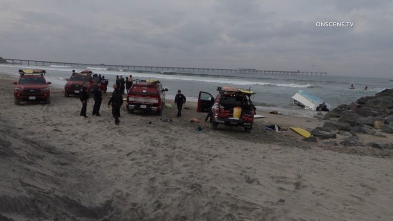 Lifeguards, surfers rescue more than 20 people after boat capsizes off California coast