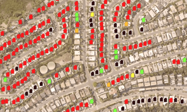 Map: Houses destroyed in Los Angeles’ Palisades fire