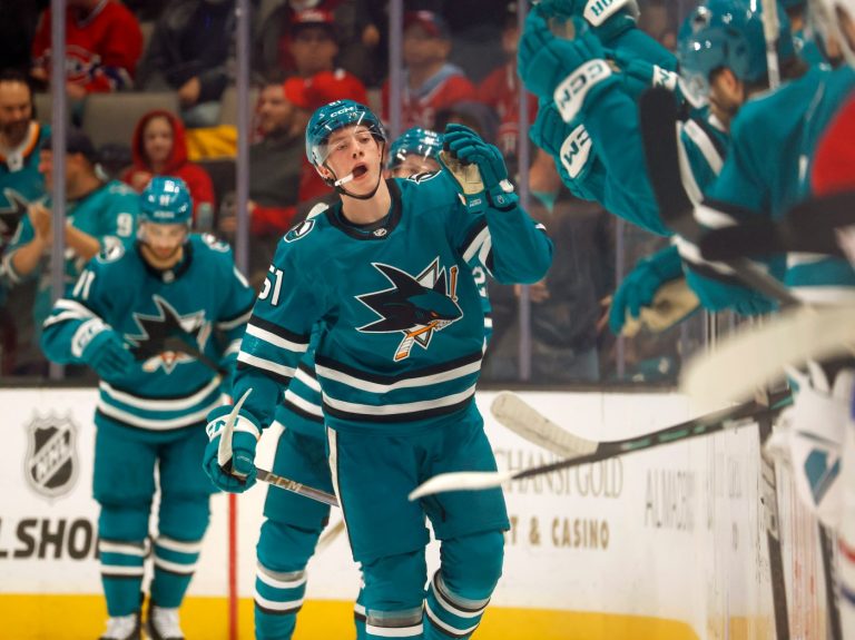 Despite loss, Sharks rookie forward gives parents an unforgettable gift