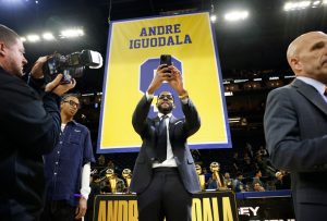 Warriors retire Andre Iguodala’s No. 9 jersey, honoring a change agent of their dynasty