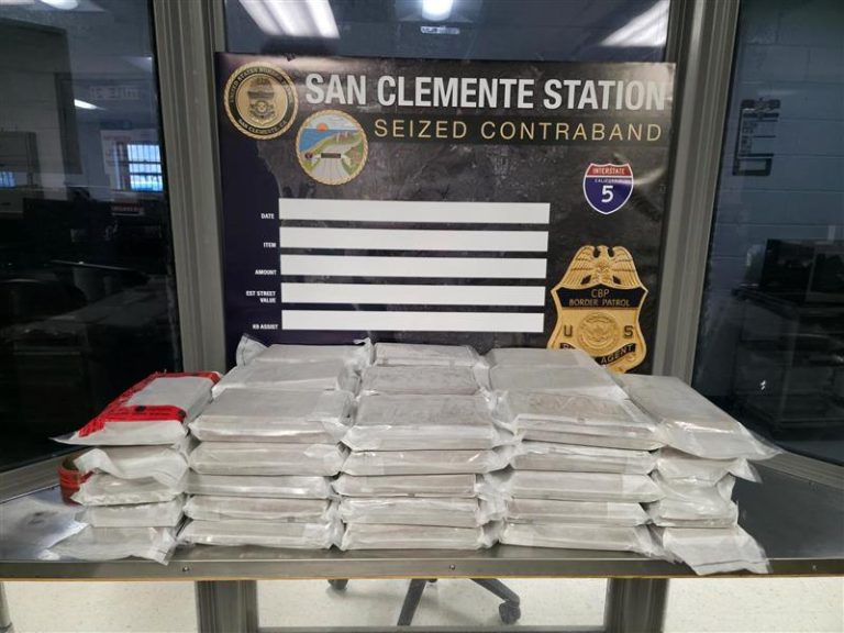 Border Patrol traffic stop on I-5 yields $1 million worth of cocaine