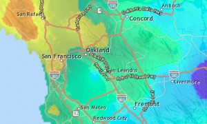 Rainfall chart: The week’s totals for Bay Area cities