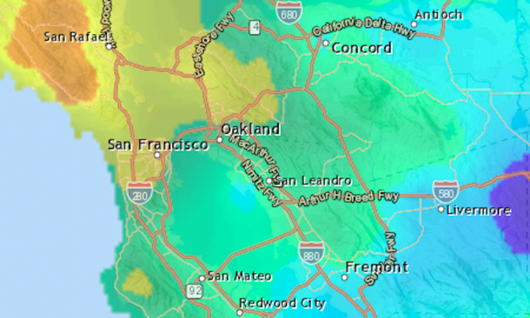 Rainfall chart: The week’s totals for Bay Area cities