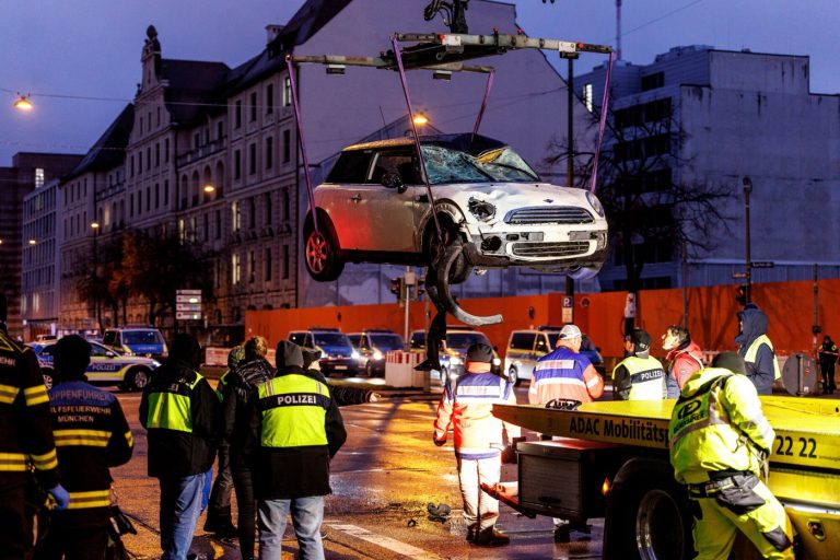 Driver plows through union demonstration in Munich, injuring 30