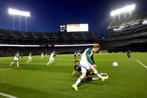 Photos: Oakland Roots make historic night at the Oakland Coliseum, followed by fireworks