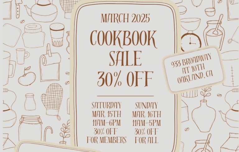 Oakland bookstore is selling off 5,000 cookbooks, including rare and historic titles